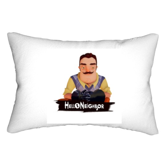 Discover Hello Neighbor Lumbar Pillows
