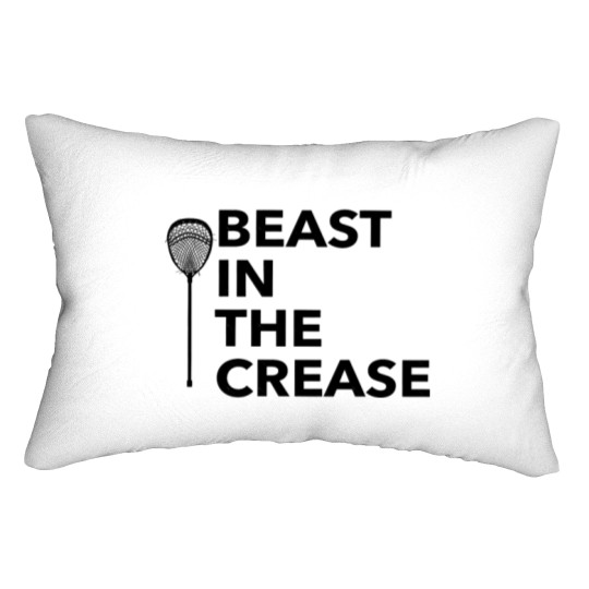 Discover Lacrosse Goalie Beast In The Crease Lumbar Pillows