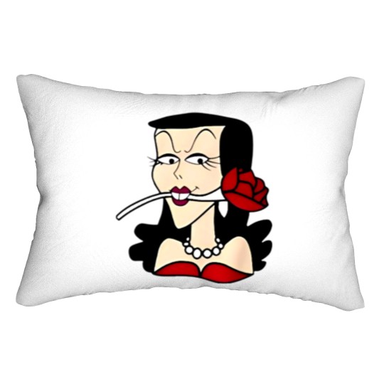 Discover Natasha Fatale Kurt Cobain Lumbar Pillows