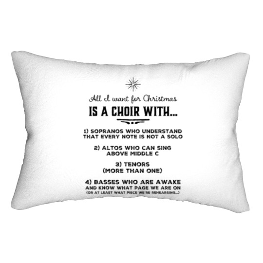 Discover Funny Choir Director Design The Perfect Christmas Gift Lumbar Pillows