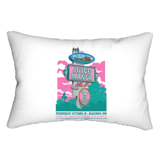 Discover Joyce Manor At Madonna Inn Show Lumbar Pillows Tigers Jaw Size S-5XL, Multicolor