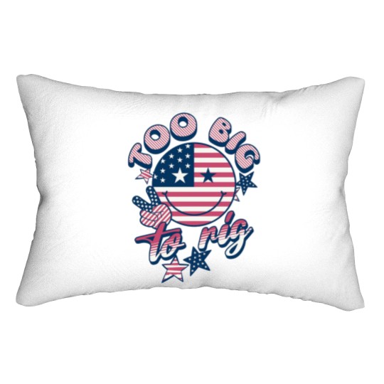 Discover Too big to rig Lumbar Pillows, 2024 presidential election Lumbar Pillows