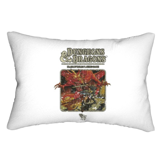 Discover Vintage Dungeons and Dragons Lumbar Pillow