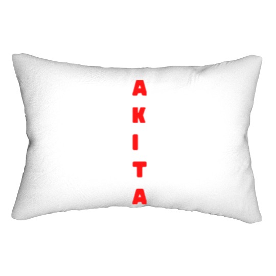 Discover Akita T- Lumbar Pillows Akita Design T- Lumbar Pillows