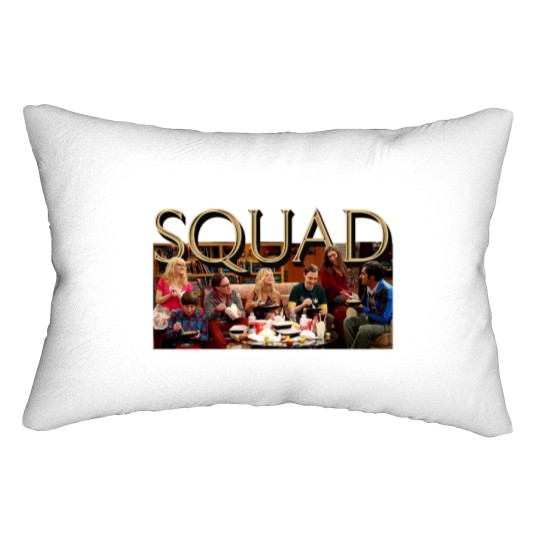 Discover Big Bang Theory Squad Lumbar Pillows, Funny Big Bang Theory Fan Lumbar Pillows