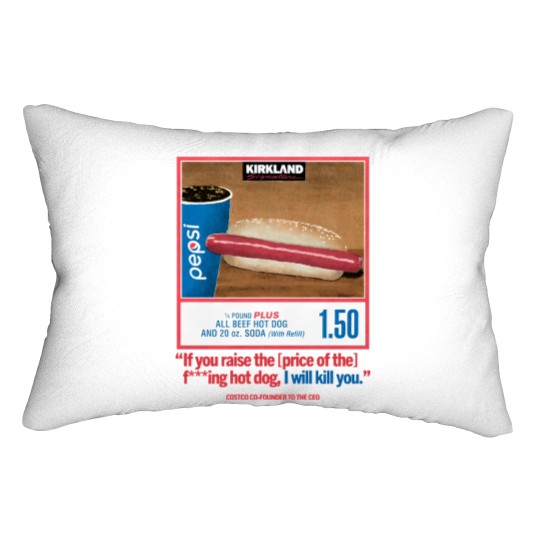 Discover Costco Hot Dog & Soda Combo Lumbar Pillows
