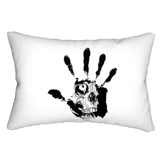 Discover Pushead Hand Of Fear Lumbar Pillows
