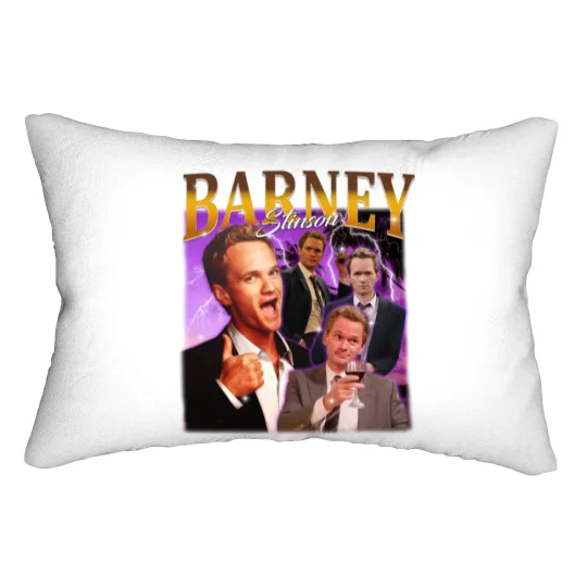 Discover Retro Barney Stinson Lumbar Pillows, Barney Stinson Lumbar Pillows, Vintage Barney Stinson Lumbar Pillows