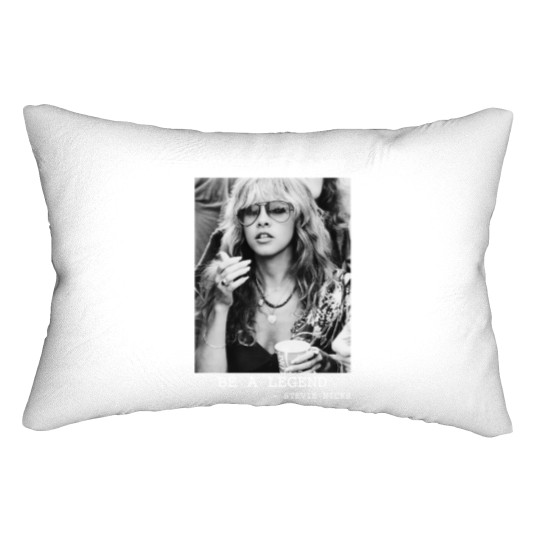 Discover Don't Be A Lady Be A Legend Lumbar Pillows, Vintage Stevie Nicks Lumbar Pillows