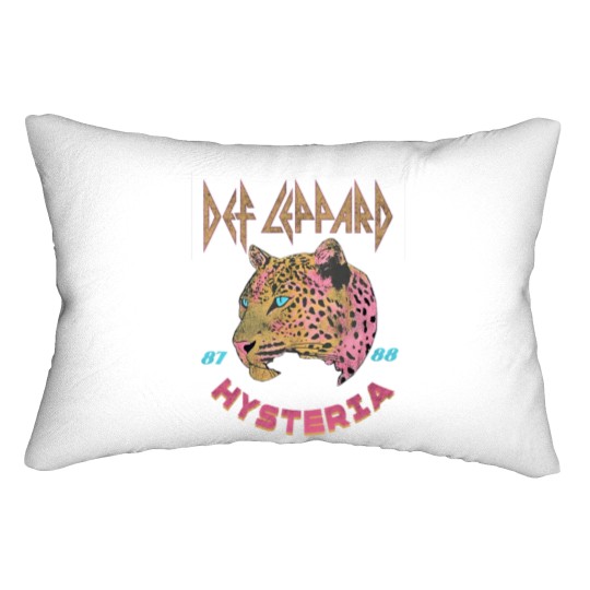 Discover Vintage 80's Rock Band Lumbar Pillows Lumbar Pillows Leppard  Lumbar Pillows Rock and Roll Leopard