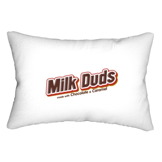 Discover MILK DUDS Logo Merch MILK DUDS Logo Merch Lumbar Pillows