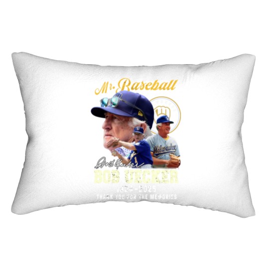 Discover Bob Uecker Mr. Baseball 1934-2025 Thank You - Bob Uecker Mr Baseball 1934 2025 - Lumbar Pillows