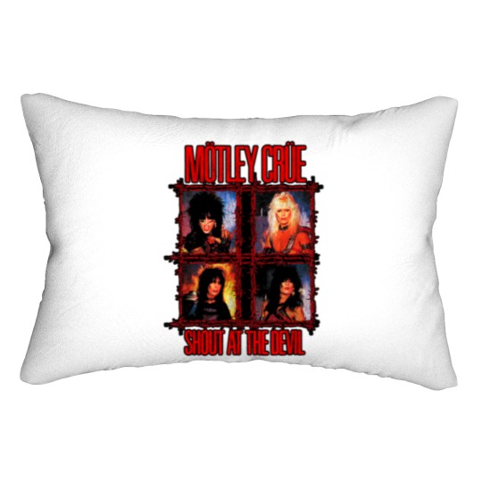 Discover Mtley Cre Shout At The Devil Wire Lumbar Pillows