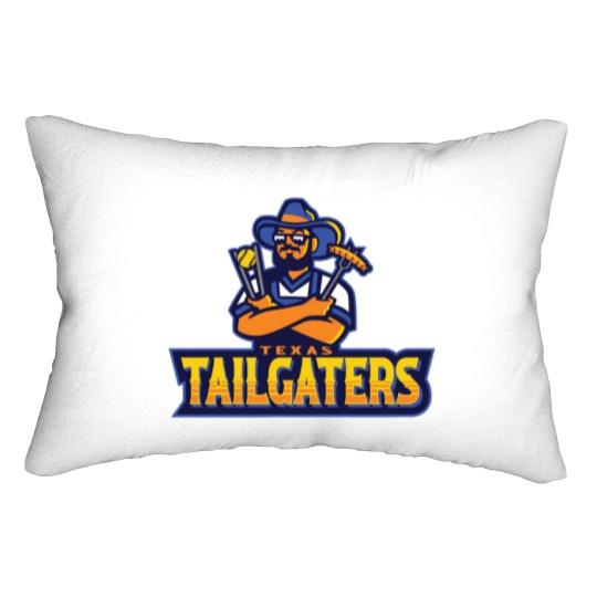 Discover Texas Tailgaters With Bbq And Sports Theme For Game Day Enthusiasts Lumbar Pillows