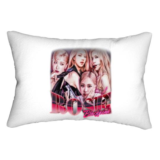 Discover Rose Kpop Lumbar Pillows, Blackpink Lumbar Pillows, Rose