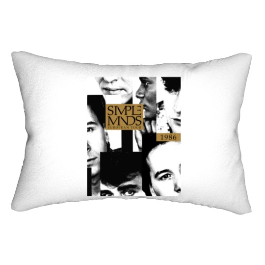 Discover Simple Minds - Once Upon A Time European Tour 1986 Lumbar Pillows