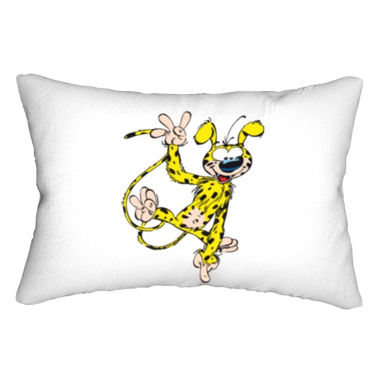 Discover Marsupilami waving Lumbar Pillows