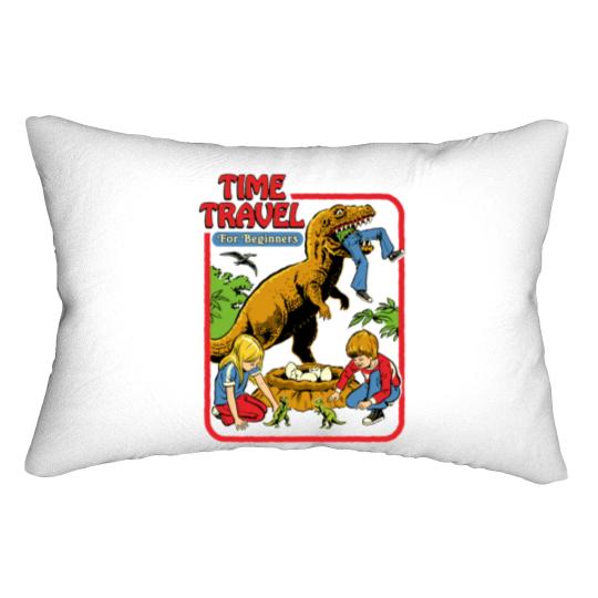 Discover Time Travel For Beginners Lumbar Pillows