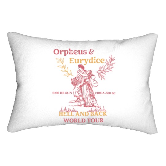 Discover Orpheus and Eurydice Lumbar Pillows, Mythology Lumbar Pillows, Vintage Greek Mythology Poet Lumbar Pillows