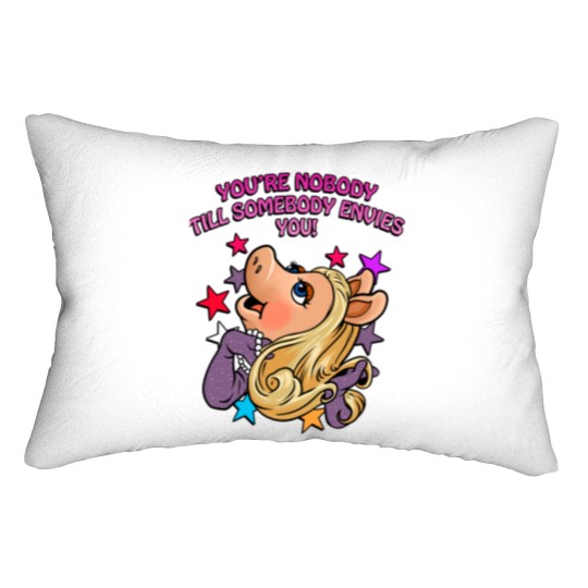 Discover Miss Puppet Character Piggy  Love You Lumbar Pillows