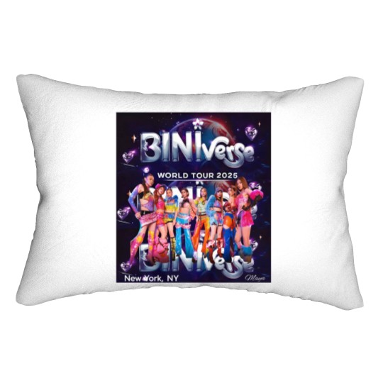 Discover BiniVerse World Tour 2025 Concert Lumbar Pillows, Bini Blooms Concert Lumbar Pillows, bini tour concert 2025