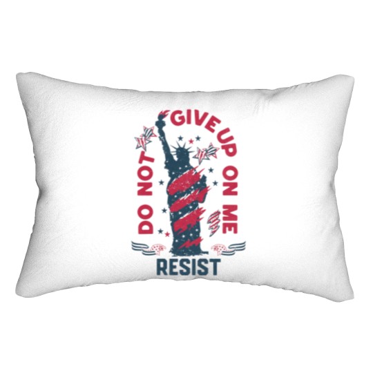 Discover 4th of July Lumbar Pillows, Anti Trump Lumbar Pillows, Democracy Matters Lumbar Pillows