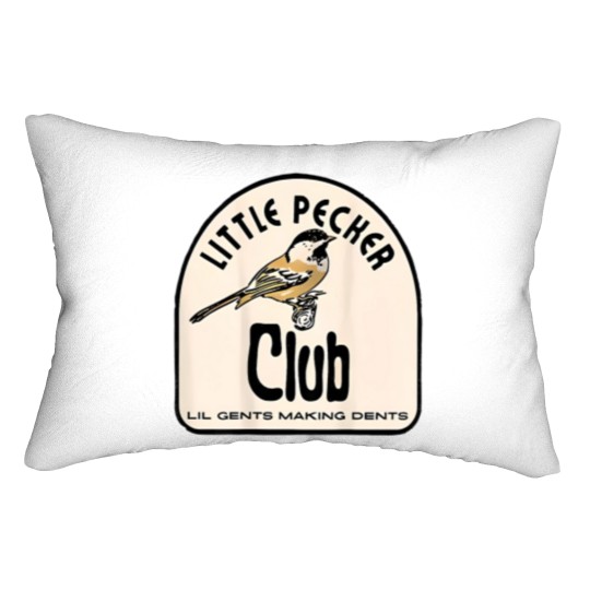 Discover Little Pecker Club Lumbar Pillows