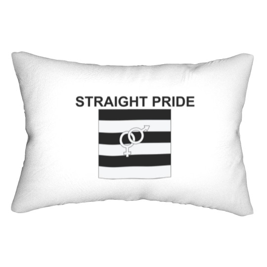 Discover Straight Pride Lumbar Pillows Gender Symbols Men & Woman