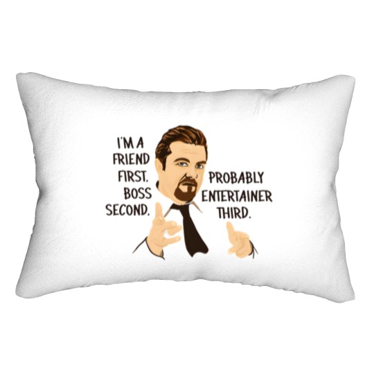 Discover David Brent - The Office Art Quote Lumbar Pillows