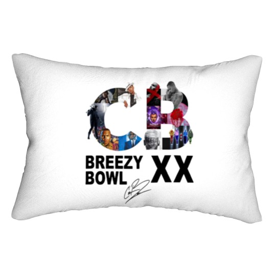 Discover Breezy Bowl XX Lumbar Pillows, Chris Brown Breezy Bowl XX Tour Lumbar Pillows