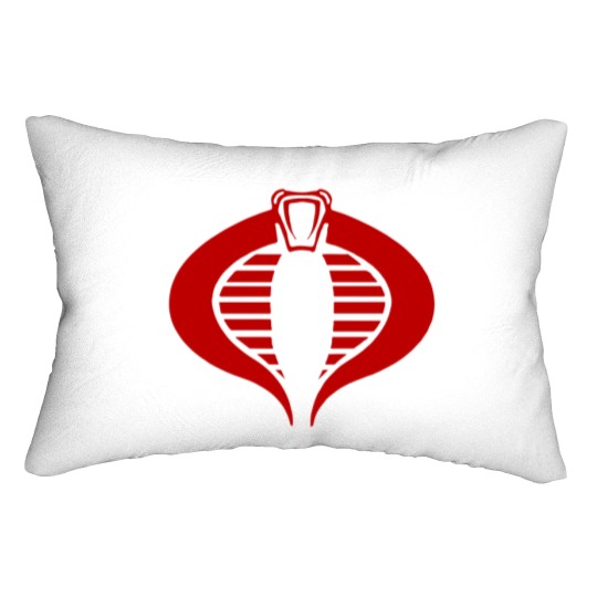 Discover Gi Joe Cobra Enemy Logo Lumbar Pillows