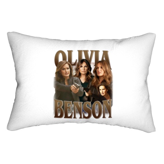Discover Olivia Benson Law and Order Lumbar Pillows, Retro Olivia Benson Lumbar Pillows