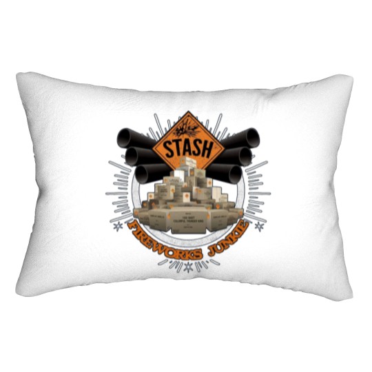 Discover Stash Fireworks Junkie - Fireworks - Lumbar Pillows