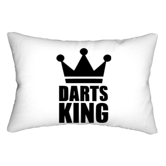 Discover darts king Lumbar Pillows