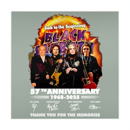 Discover Black Sabbath Band back to the beginning 2025 Mahjong Mats