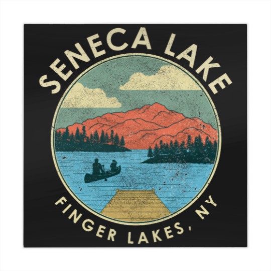 Discover Finger Lakes NY New York Seneca Lake print Mahjong Mats
