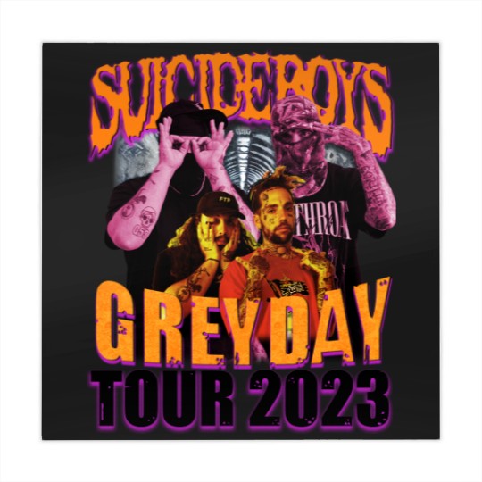 Discover Suicideboys Rap Mahjong Mats, Grey Day 2023 World Tour Vintage 90s