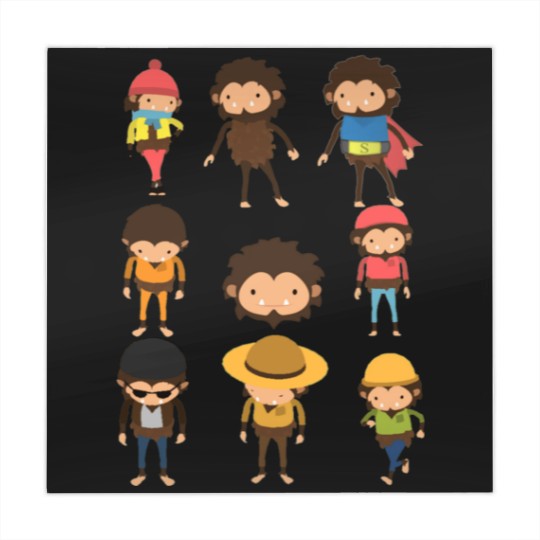 Discover Sneaky Sasquatch Poster Mahjong Mats