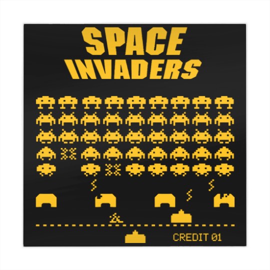 Discover Space Invaders Mahjong Mats
