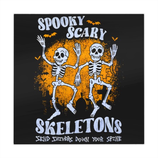 Discover spooky scary skeletons send shivers down your spine Mahjong Mats