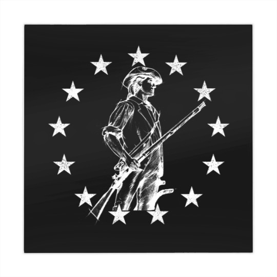 Discover Concord Minuteman Drawing White 2352 Mahjong Mats