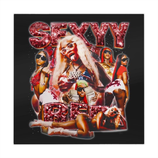 Discover Sexyy Red Singer Mahjong Mats, Sexyy Red Bootleg Mahjong Mats, Retro Sexyy Red Mahjong Mats For Fan