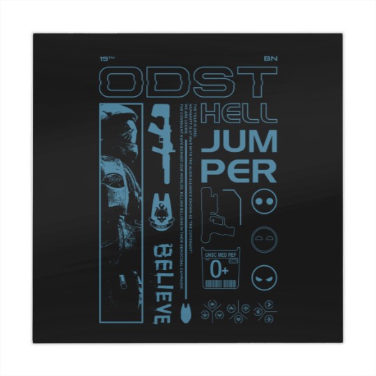 Discover Halo 3 ODST Aesthetic Mahjong Mats