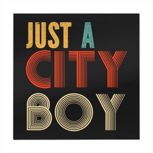 Discover retro just a city boy journey t Mahjong Mats