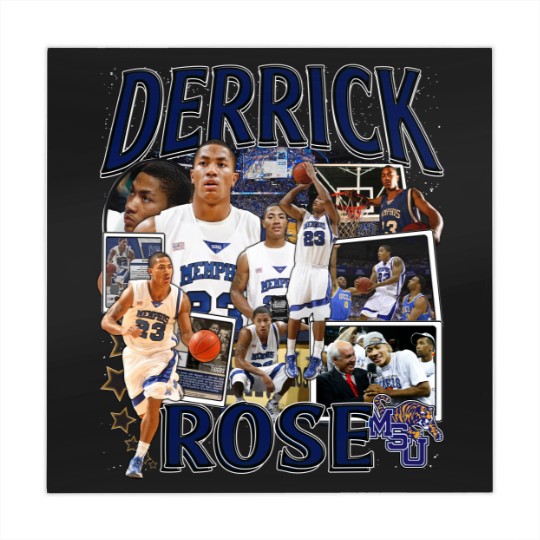 Discover Derrick Rose Mahjong Mats - Derrick Rose - Retro American Basketball Mahjong Mats