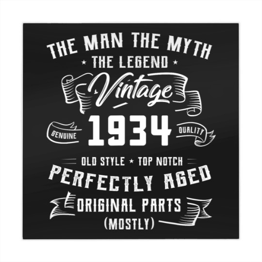 Discover Man Myth Legend 1934 89th Birthday Mahjong Mats For 89 Years Old Mahjong Mats