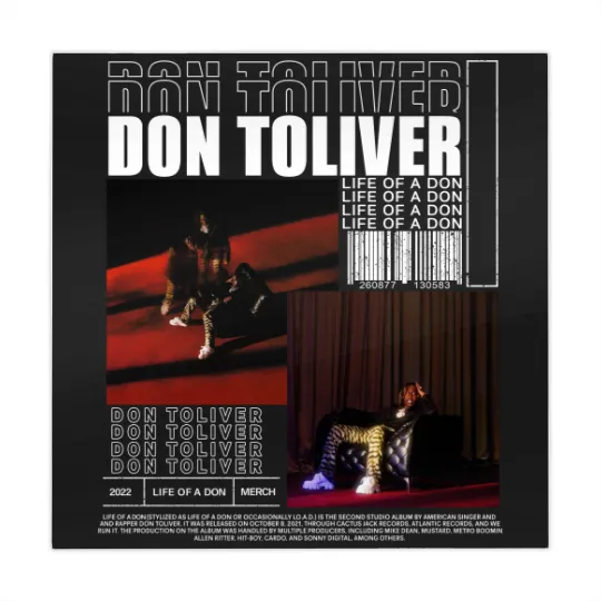 Discover Vintage Bootleg Inspired Mahjong Mats, Graphic Unisex Mahjong Mats, Don Toliver Vintage Mahjong Mats