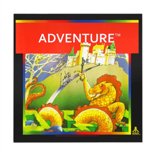 Discover Atari Adventure Box Art Mahjong Mats