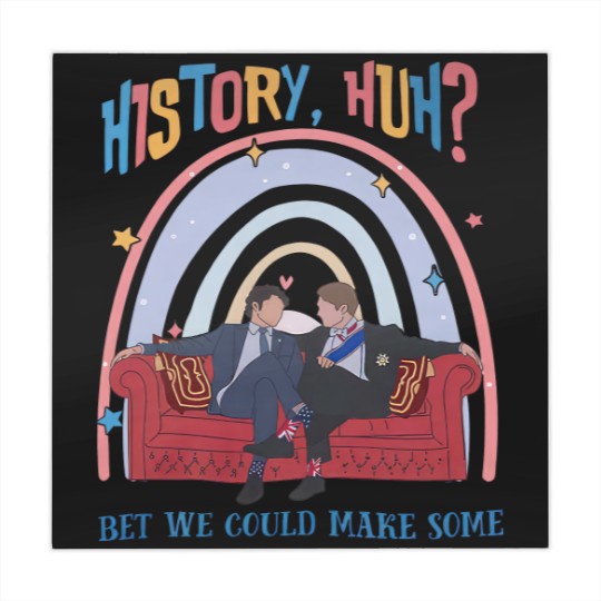 Discover History, Huh? Mahjong Mats, Red White and Royal Blue