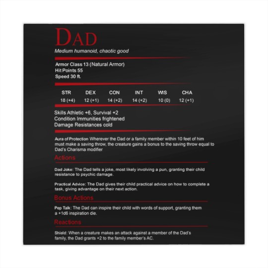 Discover Dungeons & Dragons Dad Mahjong Mats